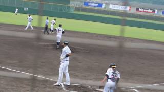 福井ミラクルエレファンツ#19濵岡秀輔投手　2017 7 9対富山GRNサンダーバーズ