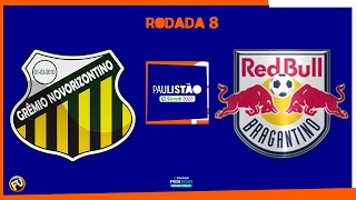 Campeonato Paulista 2022: Grêmio Novorizontino x Red Bull Bragantino - 8ª Rodada [PES21]