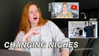 Changing My Niche Was The BEST Thing I Did // YouTube channel update + growing a
