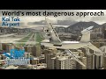 World's most dangerous approach? Big Planes at Hong Kong Kai Tak Airport | MSFS2020