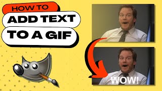 How to Add Text to an Animated GIF in GIMP