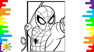 Spider-Man Coloring Page | Superhero Coloring Page | Jim Yosef - Link