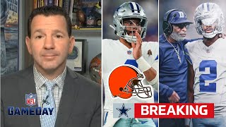 Ian Rapoport has latest updates on Dak heads to Browns if Cowboys hire Deion Sanders, draft Shedeur