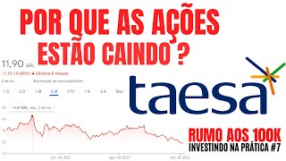 TAESA - Por que as ações estão caindo? Vale a pena investir na TAEE3 TAEE4 TAEE11?
