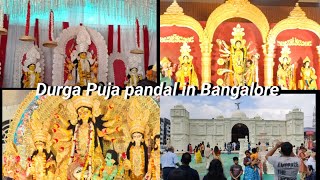 Durga Puja pandal in Bangalore #subscribe #like #share