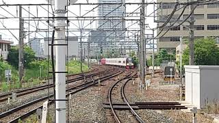 名鉄2234F+3105F 特急豊橋行き 神宮前駅到着