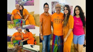 Vinu Siriwardena Father Birthday Party with Family