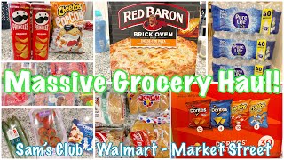 *New* Massive Two Week Grocery Haul🛒/Sams Club, Walmart, and Market Street/ January 2023