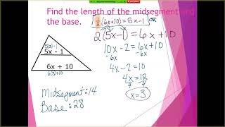 Triangle Midsegment And Inequalities