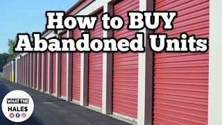 How To Buy Abandoned Storage Units & Lockers Like Storage Wars TV Auctions