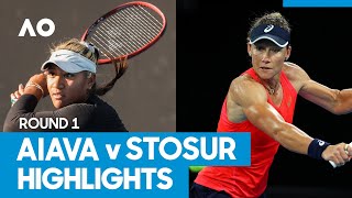 Destanee Aiava vs Samantha Stosur Match Highlights (1R) | Australian Open 2021