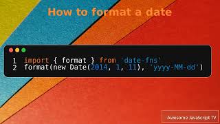 NodeJS date-fns