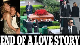 Ryan O'Neal is buried next to his longtime lover Farrah Fawcett: Love Story actor is farewelled