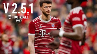 Efootball 2023 - Bayern Munich vs Atletico Madrid | Update V 2.5.1 | PC