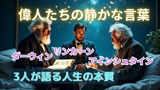 【偉人の言葉で安眠】ダーウィン・リンカーン・アインシュタインが教える人生の本質