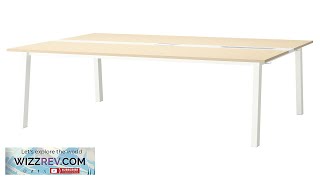 MITTZON IKEA Conference table birch veneer/white Review