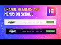 Sticky transparent Header in Elementor Pro (2026) | Create Fixed Header on Scroll – Step by Step
