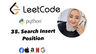 Search Insert Position | LeetCode 35 | Python | Amazon| Technical Interview