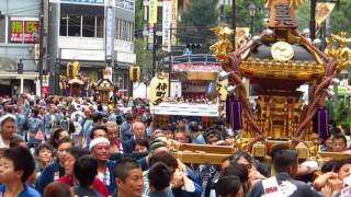 ふくろ祭り  激しい！！ 2015  神輿パレード     御嶽・池三・宮元  ikebukuro  festivals