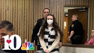 Megan Boswell appears in court after attorney files motion for change of venue