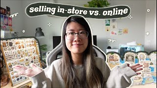 Selling In-Store Versus Online as a Stationery Shop Small Business