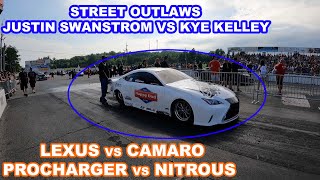 Justin Swanstrom vs Kye Kelley For CASH MONEY!! STREET OUTLAW NO PREP KINGS RACE #4