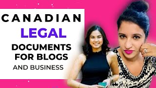 USEFUL \u0026 EFFECTIVE Canadian Legal Documents for Bloggers \u0026 Entrepreneurs | Honest Review by Danielle