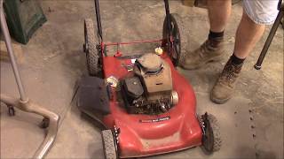Replacing a Mower Pull Cord