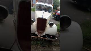 my Baby. 1935 ford model Y.. Edward VIII barn find.. back to life after a 50 rest..