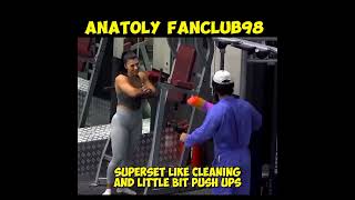 Anatoly Prank with cute girl 🤩 | Anatoly gym Prank 😜 #anatoly #viral #trending