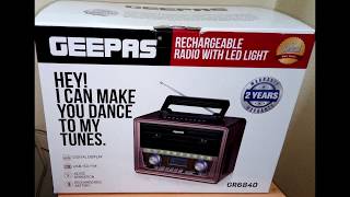 Radio GEEPAS GR6840