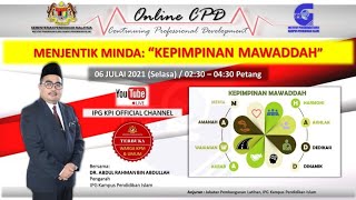 Program Menjentik Minda - Kepimpinan Mawaddah