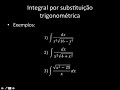 integrais 18 integral por substituição trigonométrica parte 1