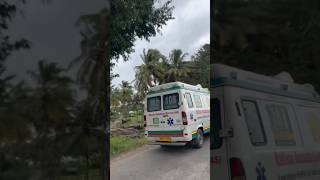 Ambulance 🚑 service in Chamarajanagar #ambulance #road #sad #chamarajanagara #108 #karnataka