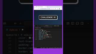 CSS Tutorial | CSS Button Design Challenge 16 #webdesign #css3 #shorts #csstutorial #coding