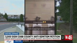 Petition calls for permanent changes in Cobb Co. Schools following swastikas found