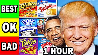 Presidents Rank Snacks for 1 Hour! (AI Compilation)