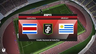 Costa Rica vs Uruguay - Amistoso Internacional  | Gameplay Pes 2021