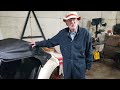 asmr grandpa walk to the barn u0026 see grandpa s 1953 triumph tr3 sports car outdoor unintentional 🚘