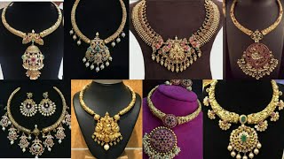 Letest kanti designs collection ||Gold kanti necklace ||Gold jigini necklace designs collection