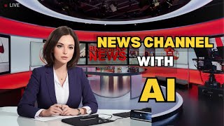 How to Create A Professional NEWS CHANNEL With AI | AI Video Generator