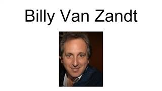Billy Van Zandt