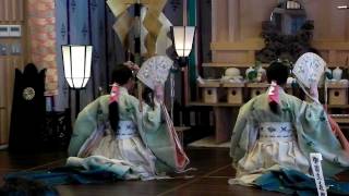 【玉前神社・巫女「浦安の舞」】新嘗祭（にいなめさい）2011/11/23