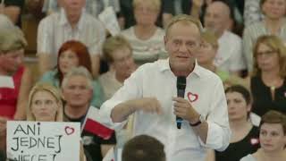 8 lat rządzą już złodzieje, nikt się w Polsce już nie śmieje. Tusk w Kłodzku