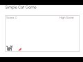 Simple Cat Game using JavaScript