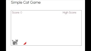 Simple Cat Game using JavaScript