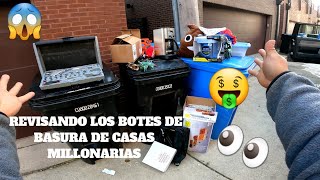 🔥 REVISANDO LOS BOTES DE BASURA DE LOS MILLONARIOS EPI:2 #LO QUE TIRAN EN LOS USA 🤑