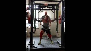 260kg squat 90kg bodyweight pb