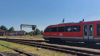 Vertrek MÁV Interregio 9695 Helikon richting Kaposvár op station Tapolca [22-7-2022]