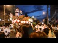 2015大阪市平野郷だんじり祭り試験曳き　馬場町⑤（平成27年6月27日）